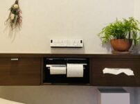 音楽教室のトイレを綺麗にしました
