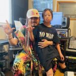 ダンサーのケントモリさんのボーカルレコーディングの写真