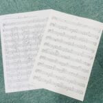 音楽教室のボーカルレッスンの生徒さんから移調した譜面制作の依頼
